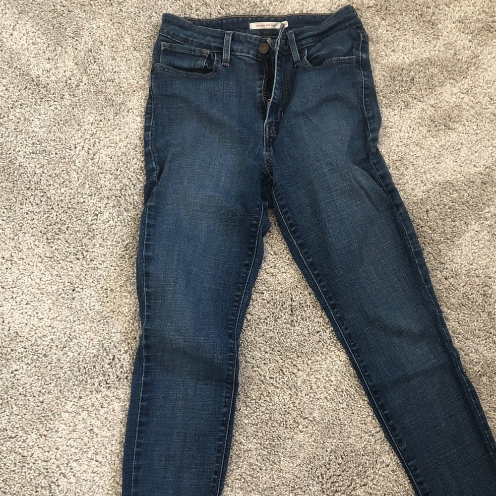 Levi's Dark Blue Skinny Jeans for Women